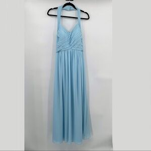 NEW! Bill Levkoff Capri Blue Formal Dress